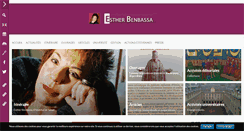 Desktop Screenshot of estherbenbassa.net